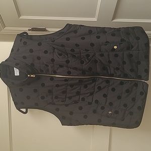 Charter Club puffer polka dot vest size 2x